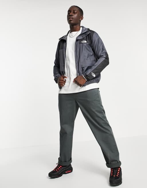 The north face 1985 mountain fly jacket fusebox grey top