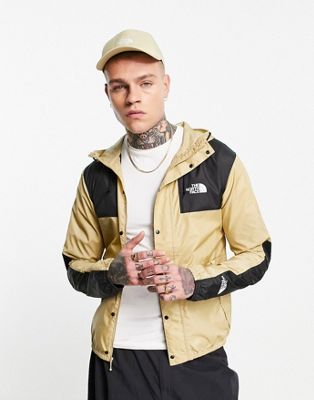 The North Face 1985 Seasonal Mountain water repellent jacket in stone and black - ASOS Price Checker