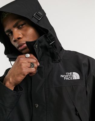 north face gore tex jacket black