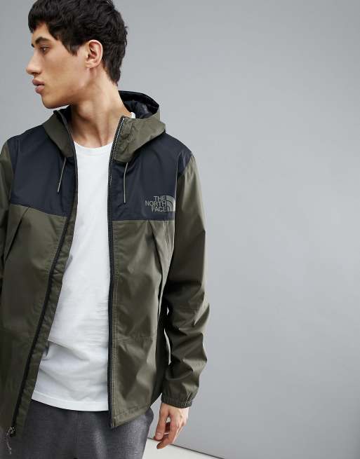 The north face mountain q jacket shop green