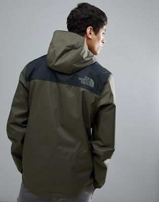 the north face mountain q jacket green
