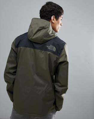 north face mountain q jacket green