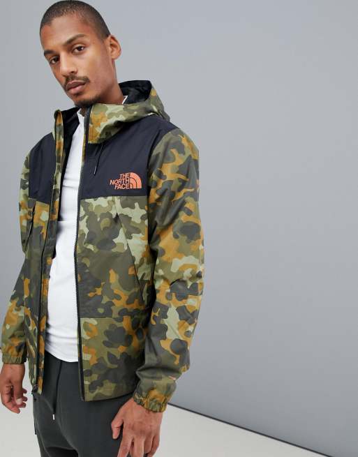 The North Face 1990 Mountain Q Jacket in Macrofleck Print ASOS