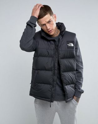 the north face gilet black