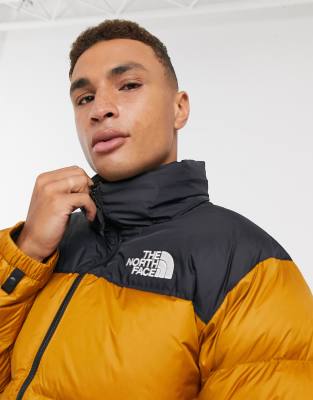 north face retro jacket brown