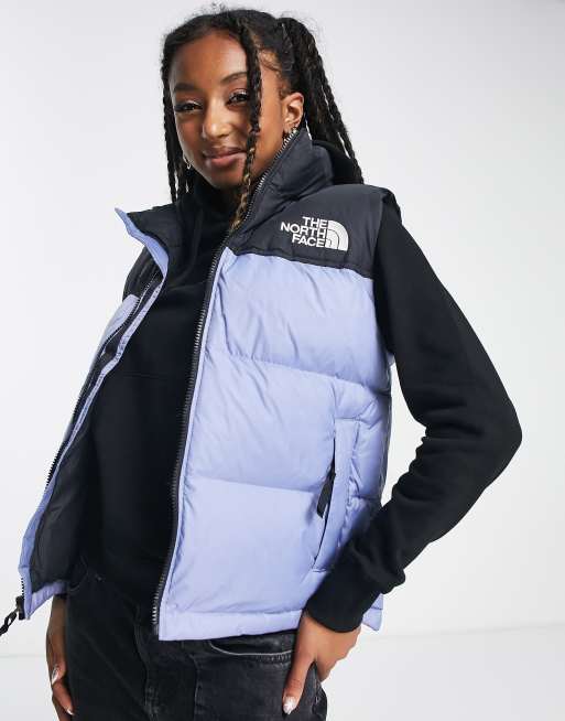 The North Face 1996 Nuptse Gilet imbottito in stile retro colore blu ASOS