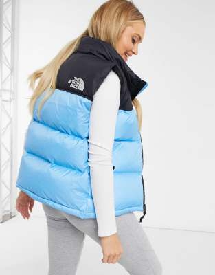 asos north face vest