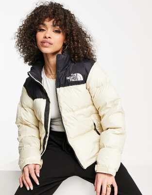 The North Face 1996 Reto Nuptse jacket in beige