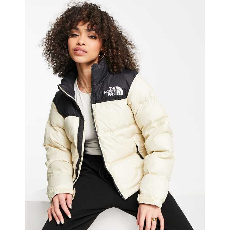 The North Face 1996 Reto Nuptse jacket in beige