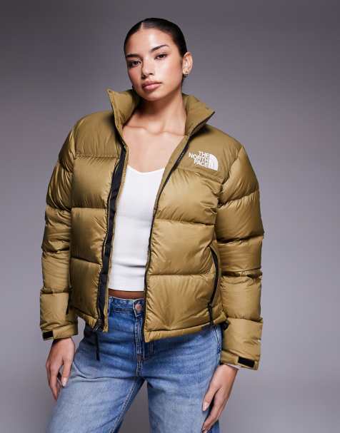 The North Face – 1996 – Retro Nuptse – Beige pufferjacka - view 1