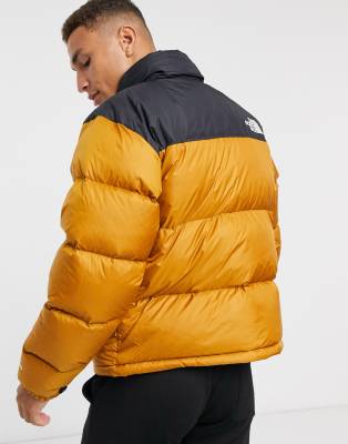 north face puffer brun