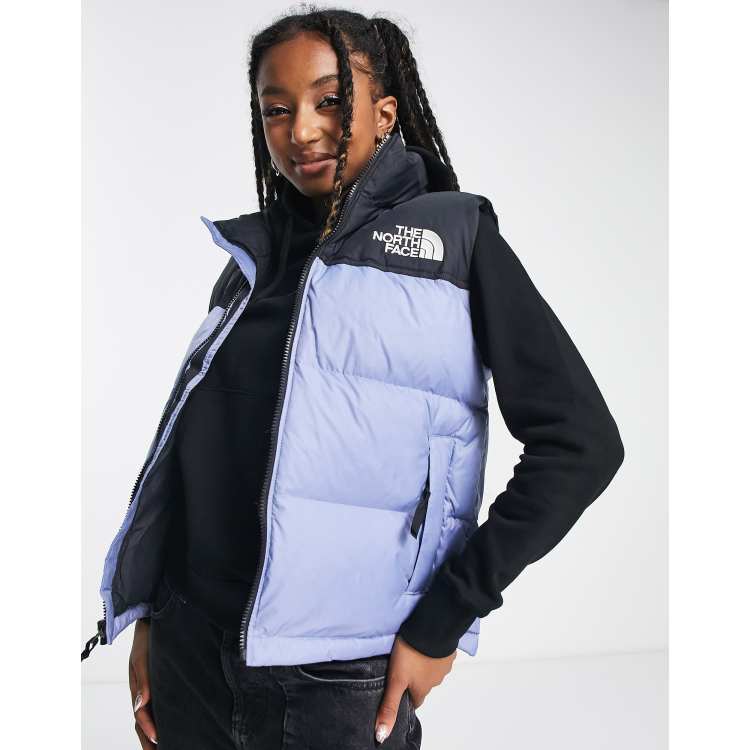 The North Face 1996 Retro Nuptse Daunenweste in Blau ASOS