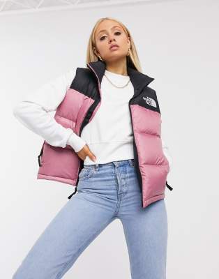 doudoune tnf rose