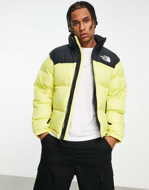 Doudoune the north face jaune online noir