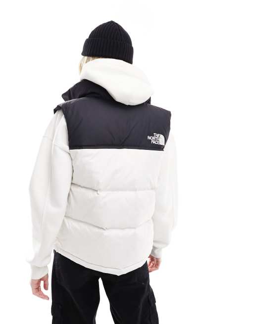 The North Face - 1996 Retro Nuptse - Doudoune sans manches - Blanc/noir, 4 de 4