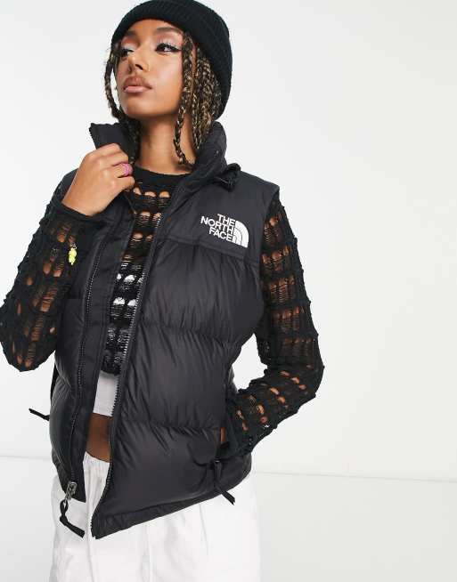 North face down gilet hot sale womens