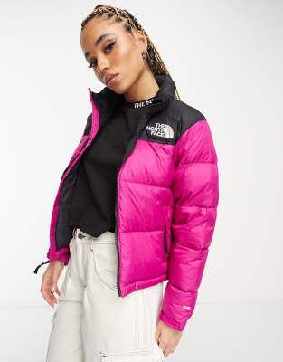 The North Face 1996 Retro Nuptse down jacket in fuchsia | ASOS