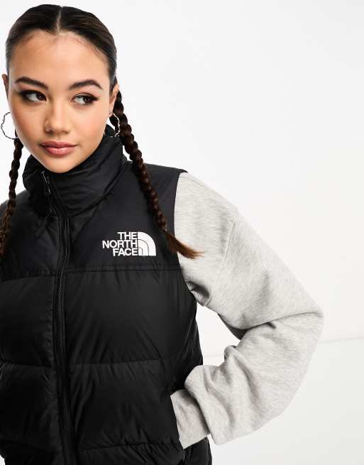 The North Face 1996 Retro Nuptse down puffer gilet in black | ASOS