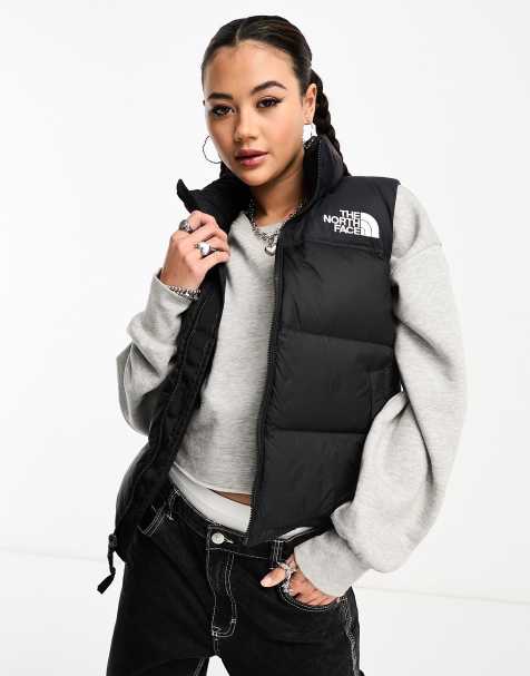The North Face 1996 Retro Nuptse down puffer gilet in black - view 1