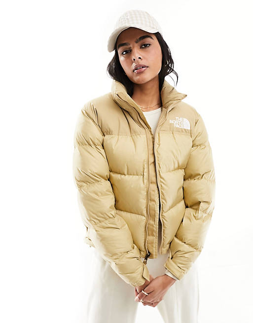 The North Face 1996 Retro Nuptse down puffer jacket in beige