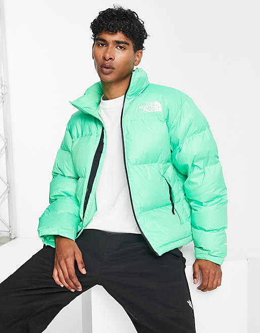 The North Face 1996 Retro Nuptse down puffer jacket in bright green