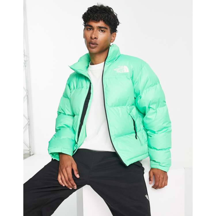 Green north shop face puffer