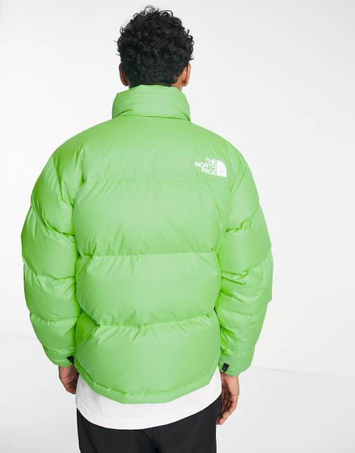 Green north deals face puffer jacket