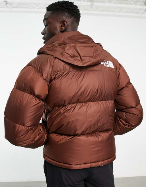 The North Face 1996 Retro Nuptse down puffer in dark brown | ASOS