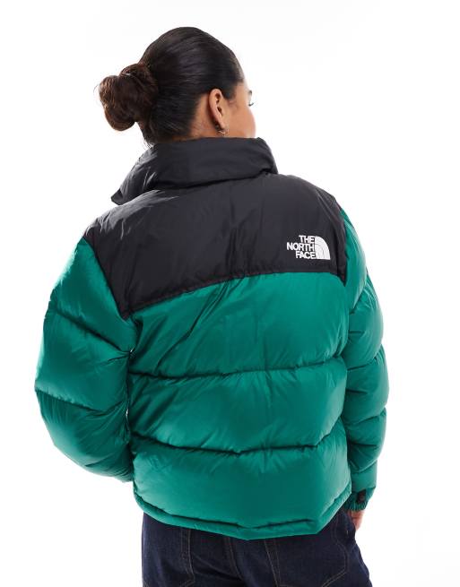 The North Face Puffer factory parka jacket Medium Dark Green