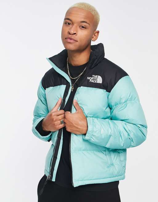 The North Face 1996 Retro Nuptse down puffer jacket in green | ASOS