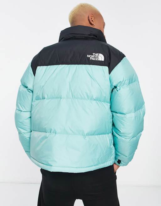 North face nuptse teal hotsell