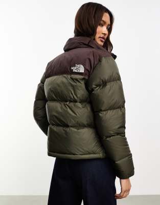 The North Face 1996 Retro Nuptse down puffer jacket in green