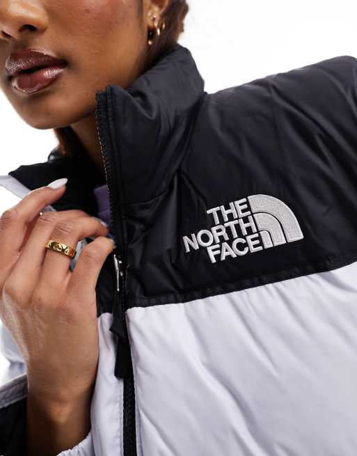 The North Face 1996 Retro Nuptse down puffer jacket in light gray