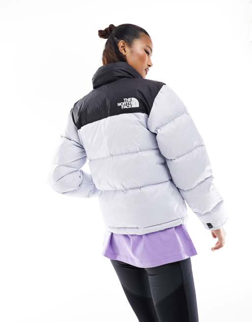 The North Face 1996 Retro Nuptse down puffer jacket in light gray