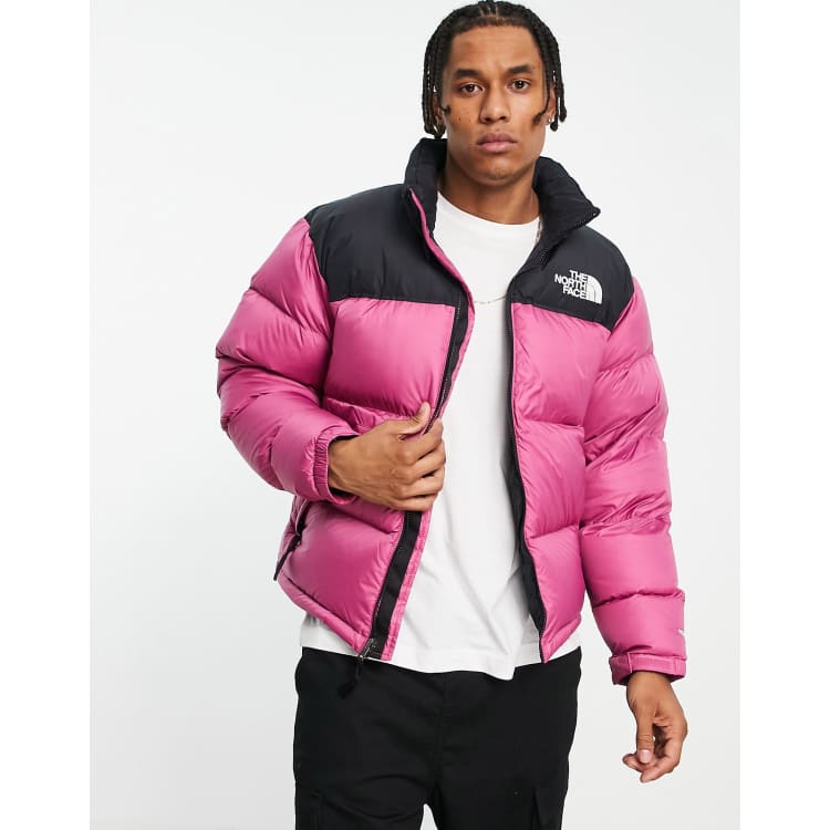 North face nuptse jacket on sale pink