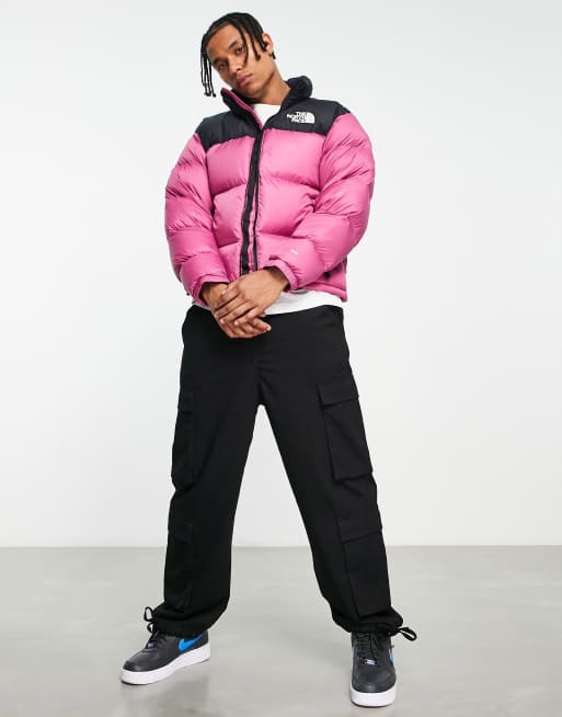 Black pink sale north face jacket