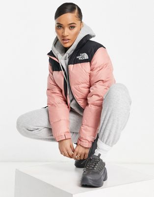 The North Face 1996 Retro Nuptse down puffer jacket in pink | ASOS