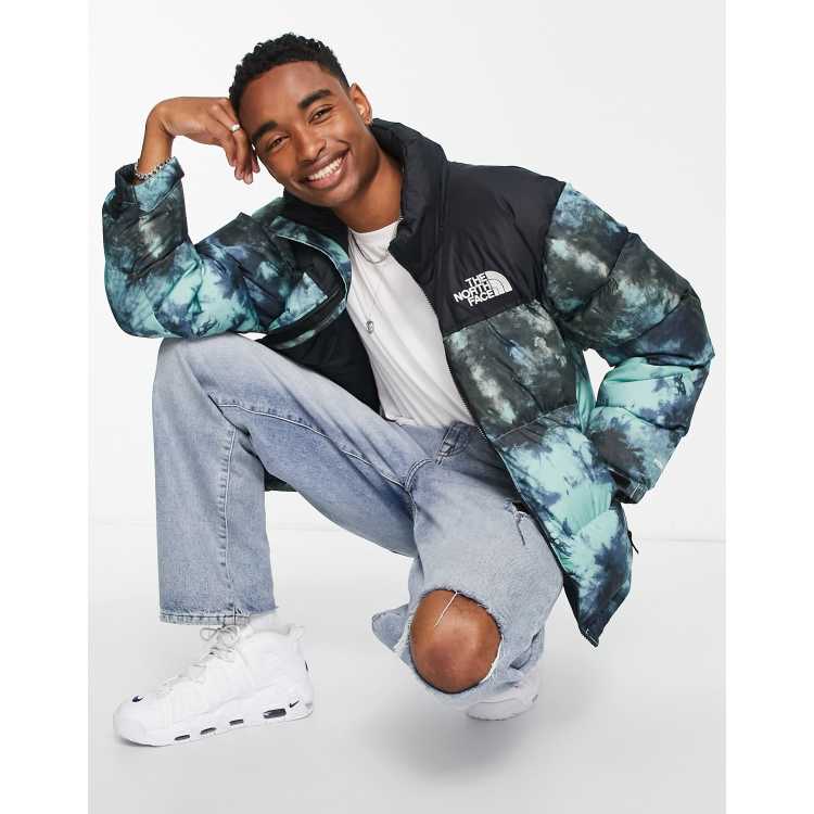 prins censuur gebonden The North Face 1996 Retro Nuptse down puffer jacket in wasabi ice print |  ASOS