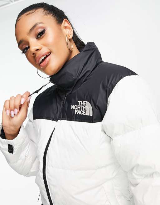 White north face puffer on sale coat