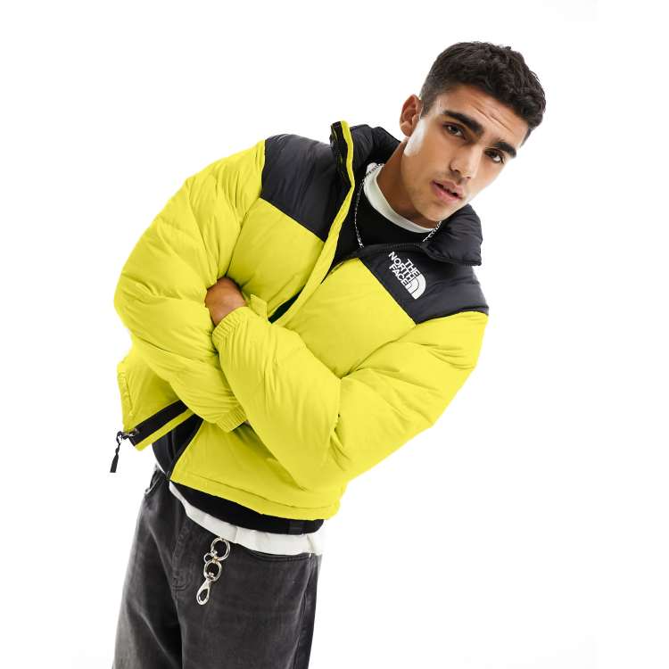 The North Face 1996 Retro Nuptse down puffer jacket in yellow