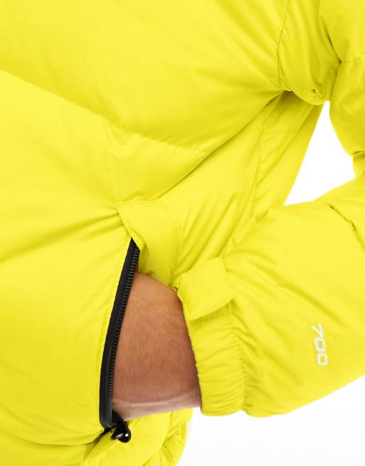 The North Face 1996 Retro Nuptse down puffer jacket in yellow, 4 of 4