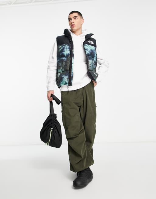 The North Face 1996 Retro Nuptse down puffer vest in wasabi ice