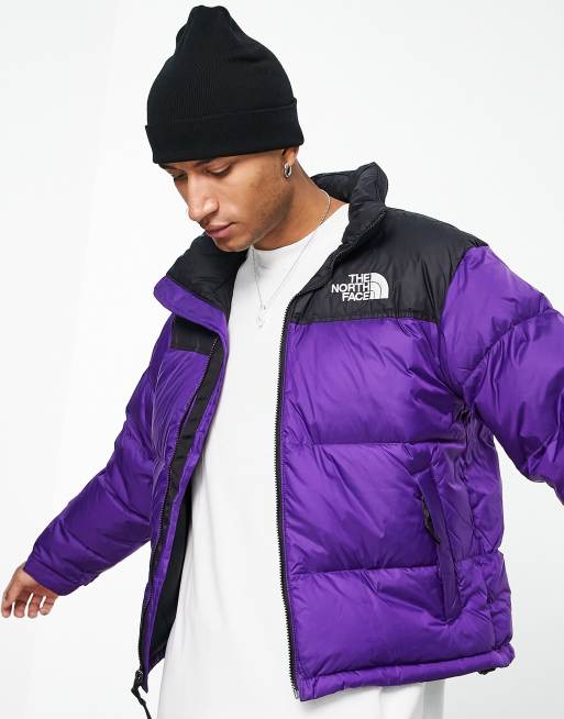 North face cheap jacket purple