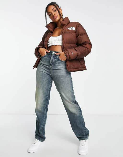 The North Face - 1996 Retro Nuptse - Gewatteerd donsjack in bruin 