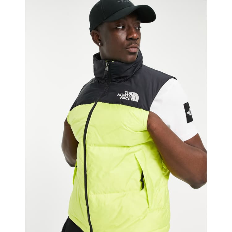 North face hotsell gilet yellow