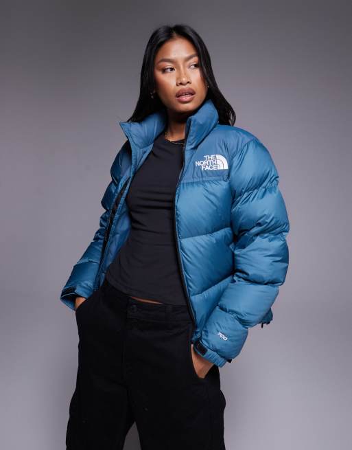 1996 Retro Nuptse Jacket North Face Winterjacke Blau The North