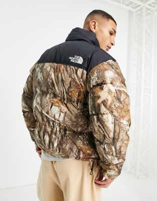 the north face nuptse camo