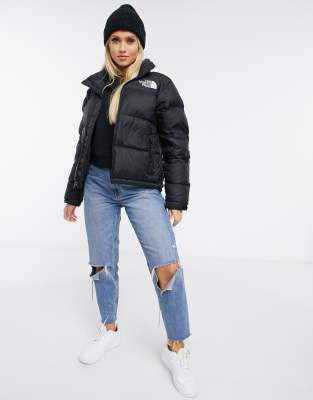 black puffer jacket for women