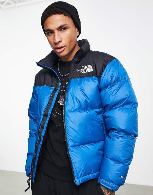 The North Face 1996 Retro Nuptse jacket in blue | ASOS