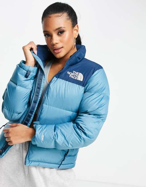 Blue north face on sale coat